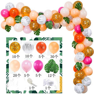 Kit de guirlande de ballons sur le thème de la jungle <span class=keywords><strong>pour</strong></span> enfants Garçons Fête d'anniversaire Baby Shower Décorations - Product Image 3