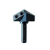 Miaorui Bois 90 ° 120 ° V Type Remplaçable Carbure Insert Fraise Dalle Aplatissement CNC Spoilboard Surfaçage Routeur Bit