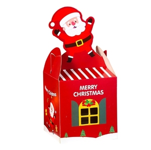 Boîte cadeau de Noël moderne en carton imprimé avec motif de dessin animé pour l'emballage de fruits du réveillon de Noël - Product Image 5