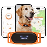 Localisateur intelligent pour animaux de compagnie, étanche, avec suivi de santé en temps réel, plaque d'identification électronique, traceur anti-perte pour chats et chiens