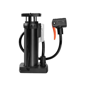 Bicycle Tire Pump 120psi Gauge Foot Pedal Portable Floor Air Pump Mini Bicycle Foot Pump