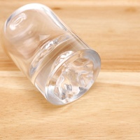 Flacon vaporisateur de parfum transparent en forme de montagne Ru Star 30ml 50ml, rechargeable, avec bouchon en acrylique