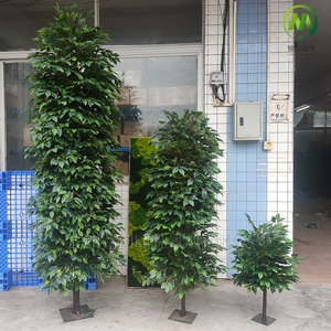 Ficus Artificiale Lussureggiante, Recinzione per la Privacy ad Alta Simulazione, <span class=keywords><strong>Albero</strong></span> di Banyan <span class=keywords><strong>Sempreverde</strong></span>, Alberi <span class=keywords><strong>da</strong></span> <span class=keywords><strong>Giardino</strong></span> per Decorazione e Privacy - Product Image 6