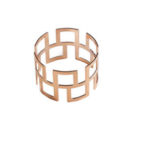 Rond de serviette en laiton pour usage de mariage Rond de serviette en métal de haute qualité Porte-anneau de serviette en laiton avec finition dorée - Product Image 5