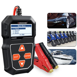 Testeur <span class=keywords><strong>de</strong></span> batterie automobile KONNWEI KW208 pour batterie 8-16V CC, prise en charge multilingue, diagnostic OBD2 - Product Image 2