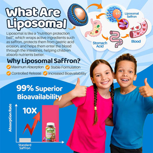 Оптовая продажа от производителя: Премиальные жевательные конфеты с шафраном, капсулы с экстрактом пальметто для детей, жевательные конфеты с экстрактом шафрана, жевательные конфеты с шафраном для детей, GABA - Product Image 2