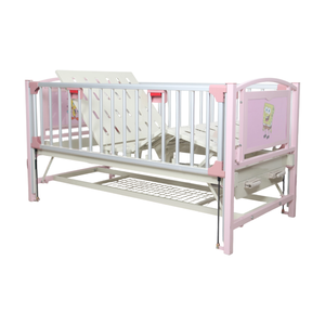 Équipement hospitalier Lit de soins intensifs pédiatrique électrique médical à 3 fonctions Lit en métal manuel pour soins infirmiers aux patients en soins intensifs pour enfants - Product Image 6