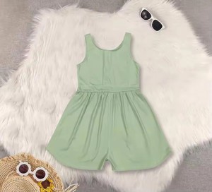 n-Stock - Monos de Yoga Transpirables sin Mangas para Bebés Niñas, Color Lavanda, Poliéster/Algodón - Product Image 2