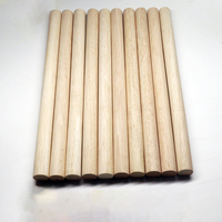 YUESHEN – Tiges rondes en bois d'hévéa personnalisées en gros, 3-60 mm, bâtonnets en bois naturel, pièces usinées CNC