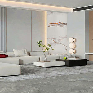 インテリア リビングルーム ロビー オフィス 防湿 大理石 UV ウォールパネルシート 接着剤で貼り付け 簡単な日常清掃 長寿命 - Product Image 1