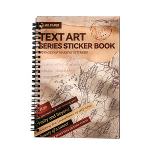 Paquete de 40 Pegatinas con Caracteres Ingleses, <span class=keywords><strong>Serie</strong></span> de Arte de Palabras, Material de Decoración para Álbumes de Recortes, Estilo Washi Japonés - Product Image 6