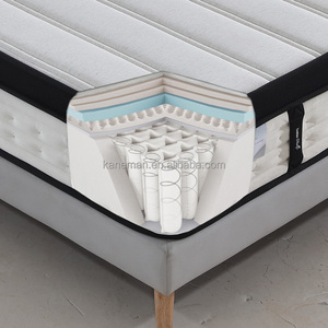 Colchones de alta calidad, colchón híbrido, viscoelástico, espuma de memoria, ortopédico, para dormir en casa, colchón de muelles helicoidales de bolsillo, tamaño king - Product Image 3