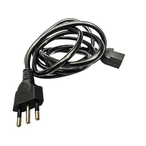 1.5M factory price Italy standard power cord 3 pin computer cord