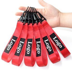 High Quality Durable Eco-friendly Promotional Keychain Logo Custom Personalized Car Motorcycle Nylon Wrist Strap Fashion Eagle