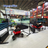 Renixsim Simulateur de Course de Voiture Virtuelle 9D à Monnayeur – Le Simulateur de Course Haut de Gamme MOZA F1 Racing