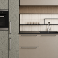 Îlot de cuisine et salle à manger intégrés de luxe moderne, mobilier sur mesure pour toute la maison, idéal pour la rénovation résidentielle et les projets immobiliers