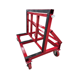Chariot de chariot de cadre de Transport de plate-forme pliable portative d'acier inoxydable à 4 roues pour l'usage industriel pour la pierre de marbre de granit - Product Image 4