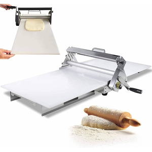 Laminadora manual de masa para sobremesas, de acero inoxidable, para croissants y hojaldre, para panadería. - Product Image 1