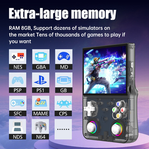 Console di Gioco Portatile R36 Ultra <span class=keywords><strong>X</strong></span> 128GB, Schermo IPS da <span class=keywords><strong>4</strong></span>.5'', Wi-Fi, Sistema Linux EE, Lettore di Giochi Retrò Portatile - Product Image 3