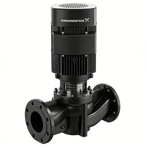 Grundfos Tp Vertical Inline <b>Pump</b> 1 Hp Three Phase <b>Electric</b> Centrifugal For Clear <b>Water</b> Flange Connection - Product Image 3