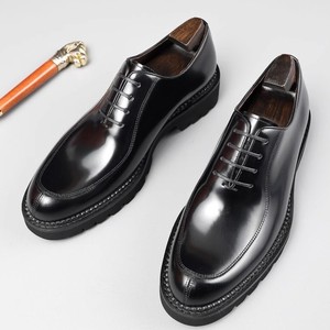 Latest Business Formal Stylish Brogue Men's Shoes With <b>Pointed</b> <b>Toes</b> Men Korean Style Trendy Leather Shoes Versatile Men Shoes - Product Image 6