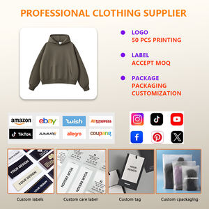 Set Personalizzato di <span class=keywords><strong>Felpa</strong></span> con Cappuccio e Pantaloni da <span class=keywords><strong>Uomo</strong></span>, <span class=keywords><strong>Oversize</strong></span> in Cotone con Zip, Felpe Nere Semplici - Product Image 4