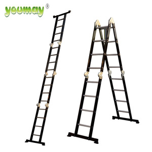<span class=keywords><strong>Escalera</strong></span> Multiusos Simple <span class=keywords><strong>de</strong></span> <span class=keywords><strong>Aluminio</strong></span>, <span class=keywords><strong>16</strong></span> Peldaños, Plegable, <span class=keywords><strong>Precio</strong></span> Directo <span class=keywords><strong>de</strong></span> Fábrica - Product Image 3