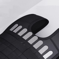 Gilet lesté réglable en acier de 10 kg pour hommes - Conception discrète pour la course à pied et l'entraînement de force