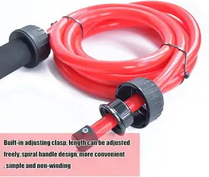 JY 1.5LB Solid PVC 12mm Weighted Jump Rope For Crossfit And Boxing Heavy Jump Rope With Memory Non-Slip Foam Grip Handles