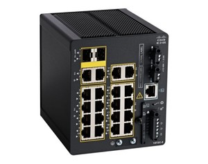สวิตช์อีเธอร์เน็ตอุตสาหกรรมแบบจัดการได้ IE-3100-18T2C-E พร้อมพอร์ตกิกะบิต 18 พอร์ต และอัปลิงค์ 2 พอร์ต 10G SFP+ รุ่น IE-3100-18T2C-E - Product Image 1
