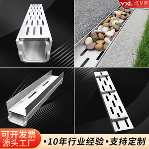 Yixinglong Stainless Steel U Channel 304 Perforated Trench Cover Custom Made For Outdoor Drainage - Product Image 5