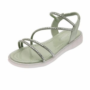 Sandales plates en plastique pour femmes, avec jupe, à fond doux en gelée, style romain, pour dames, nouvelle collection 2021 - Product Image 1