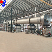 Mini-four rotatif compact pour le traitement des produits chimiques de la ferro-éponge, chauffage au gaz, séchage haute efficacité, pompe à engrenages, économie d'énergie