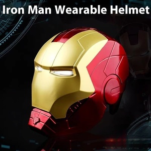 Jarvis Sắt Người Đàn Ông Đầy Đủ Mặt Điện Mũ Bảo Hiểm Cho Người Lớn Và Trẻ Em Mặc Mặt Nạ Với Mở Cho Các Bên Cleaving Mũ - Product Image 4
