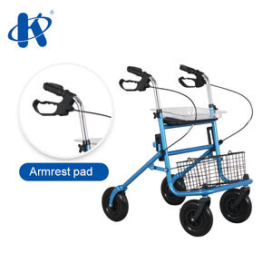 Kaiyang-silla de ruedas con estructura de acero KY9142, cuatro ruedas, enrollador, de pie, estilo europeo, para compras, Taiwán - Product Image 6