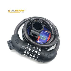 Accessoires de véhicule Serrure à code pour <span class=keywords><strong>Xiaomi</strong></span> <span class=keywords><strong>M365</strong></span>/<span class=keywords><strong>Pro</strong></span> Pièces de rechange pour scooter électrique Sécurité universelle Antivol Serrure de longueur 1.2m - Product Image 4