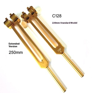 25cm ánh sáng vàng bánh xe điều chỉnh ngã ba 128Hz búa cho Phật/Vibrator Tai chọn công cụ chuông nhạc cụ phụ kiện - Product Image 5