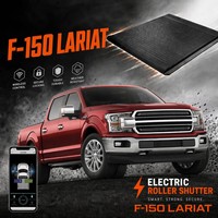 Couverture de benne électrique intelligente étanche avec verrouillage, pour F-150 Lariat, commande par application, télécommande, volet roulant rétractable en aluminium, anti-pincement