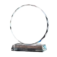 Trophée tournesol en cristal K9 vierge à graver – Récompenses tournesol en verre non finies pour gravure laser