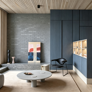 Planos Arquitectónicos Completos: Diseño Wabi Sabi con Listones de Madera y Terrazo para Casa Adosada, Planos de Construcción para Exterior e Interior - Product Image 2