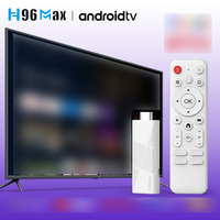 Topleo Android TV Stick 4K H96 Max RK3518 Quad Core 5G Android 14 Kotak TV Pintar