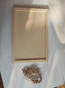 Autocollant mural <span class=keywords><strong>photo</strong></span> de dortoir bricolage <span class=keywords><strong>tableau</strong></span> de liège en bois avec punaises en tissu doux, kit de cadre <span class=keywords><strong>photo</strong></span> en corde de chanvre - Product Image 6