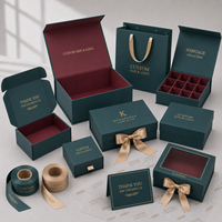Boîte cadeau rigide magnétique de luxe avec logo personnalisé pour parfums, cosmétiques, bijoux, emballage de marque haut de gamme