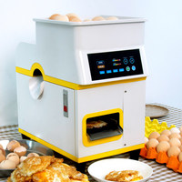Machine à frire les œufs électrique entièrement automatique avec système de retrait des coquilles, grande capacité, pour hôtels