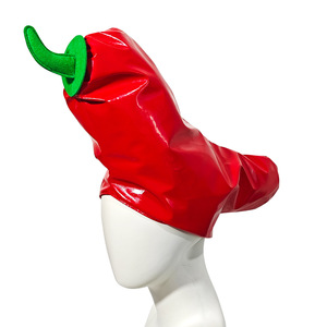 Chapeau de piment Luling Yaoyao, taille unique, rouge, accessoire de fête costumée, tenue de scène pour jeu de rôle adulte - Product Image 3