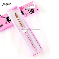 Kolinsky #10 de Asian Nail Supply Pinceau acrylique avec manche en bois rose Vente en gros d'usine par Asian Nail Supply