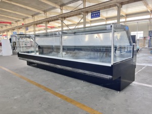 Cửa hàng bán thịt siêu thị hải sản hiển thị tủ Deli tươi thịt Showcase tủ lạnh - Product Image 5