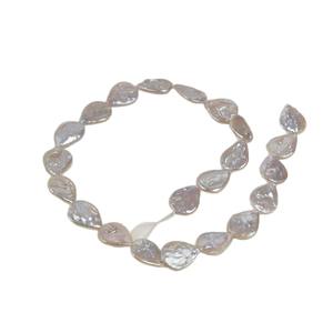 Perlas Barrocas de Agua Dulce Naturales de Zhuji, Perlas en Forma de Gota de Agua para Hacer Aretes y Collares, Hechas a Mano, Blancas, Sueltas, Opciones de Color Natural Disponibles - Product Image 5