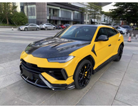 Kit de carrosserie avant et diffuseur arrière en fibre de carbone de haute qualité de style TOP modifié pour Lamborghini URUS S