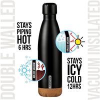 Bouteille d'eau personnalisée en acier inoxydable isolée sous vide pour le sport et le voyage à double paroi à large ouverture avec couvercle en paille pour le camp en plein air